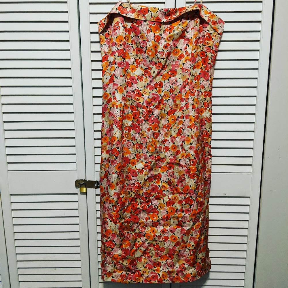 Ann Taylor Silk Spaghetti Strap Dress